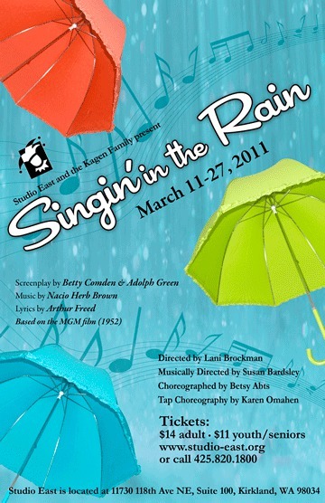 'Singin' in the Rain' runs through March 26 at Studio East.