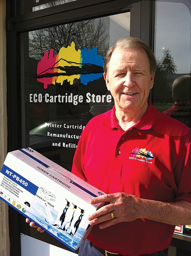 Eco Cartridge Store owner Vic Swan recently sold his business to new owners.