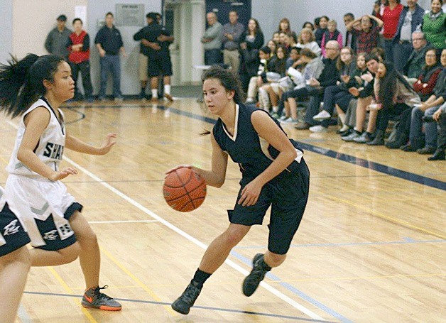 Providence basketball player Reyna Lacalli has scored nearly all of her team's points this season.