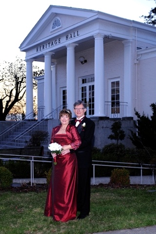 Bride Jeanne MacRae and groom