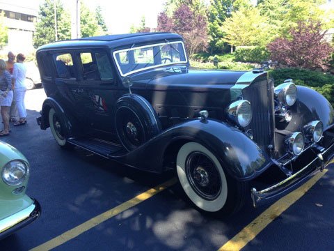 Club Auto in Kirkland host 22 classic cars last weekend as Carillon Point became the staging area for a $10-million caravan to Pebble Beach