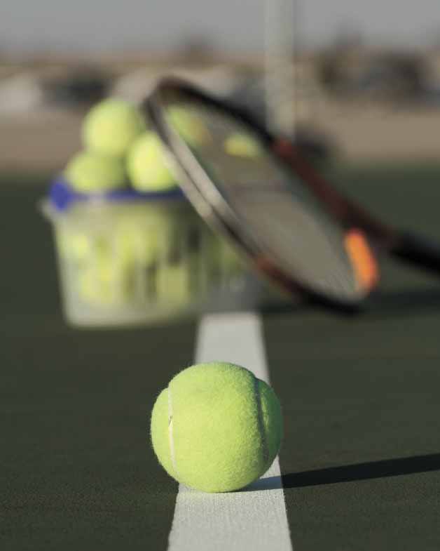 The new year-round public tennis center