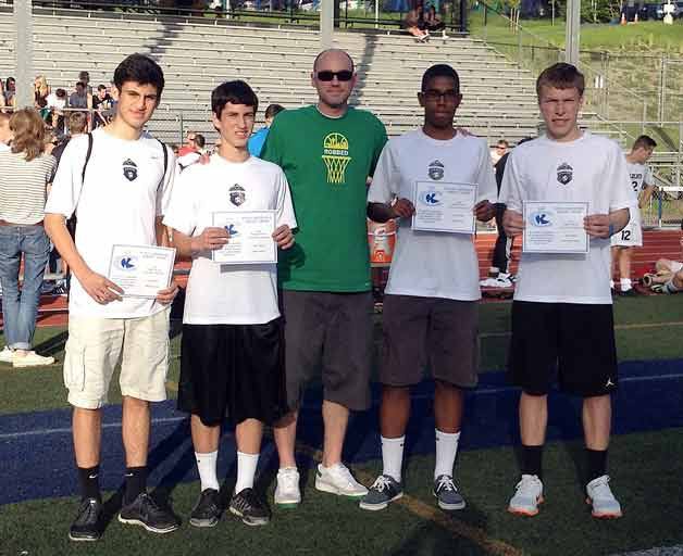 Lake Washington High School boys soccer players