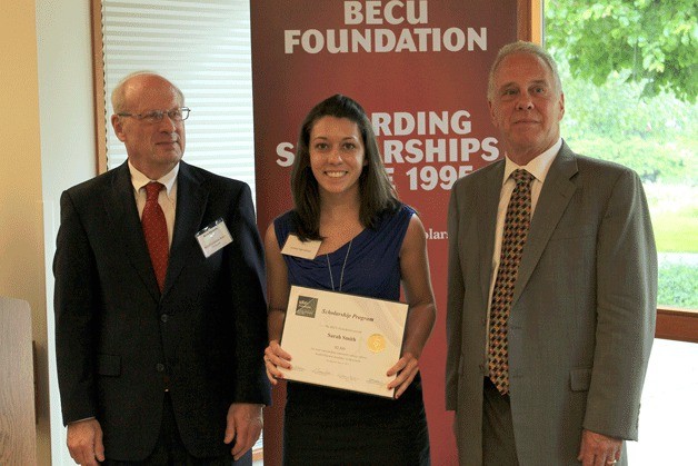 Kirkland resident Sarah Smith was among 45 recipients to recently win a scholarship from BECU.