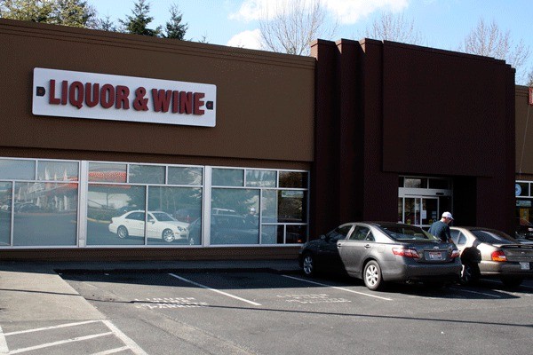 The Totem Lake state-run liquor store is currently up for auction. Bids have reached more than $2