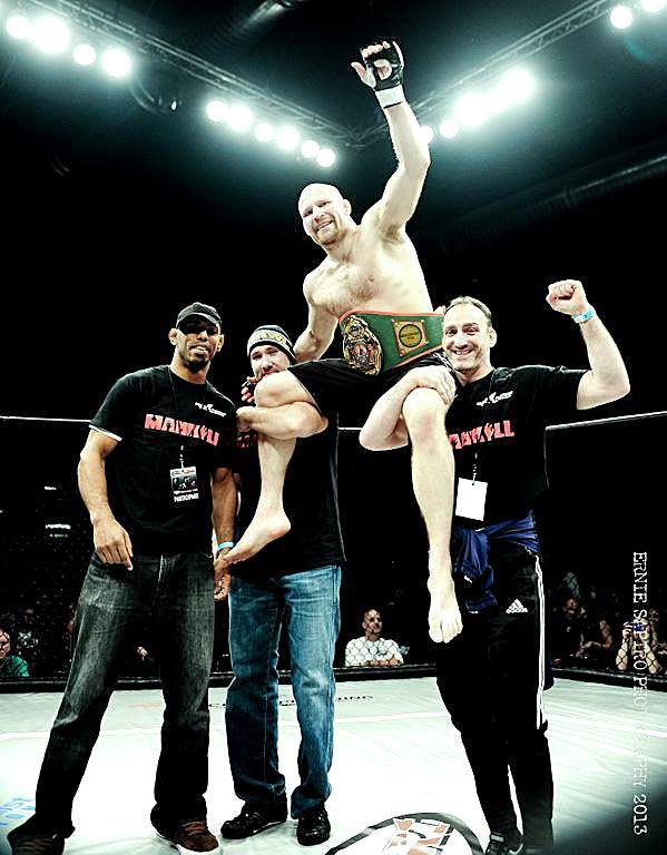 Kirkland resident Brent 'Mankill' Knopp won the CageSport Middleweight title on Sunday