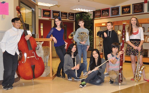 These Kamiakin Middle School students qualified for a spot in the 2014 Junior All-State Band