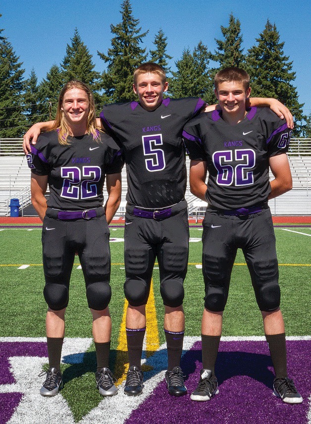 Lake Washington High School Kangs football players and brothers