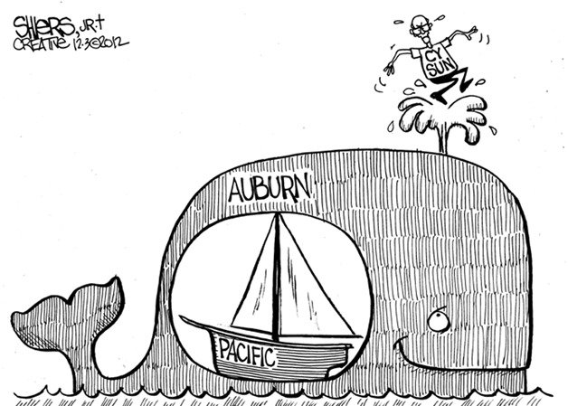 Auburn to swallow Pacific | Cartoon for Dec. 6