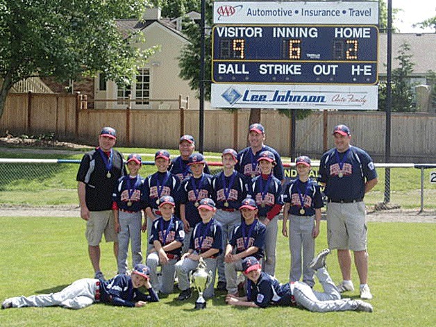 The win at Lee Johnson field on June 15 capped off an undefeated 20-0 season for the Kirkland American Coast Indians baseball team.