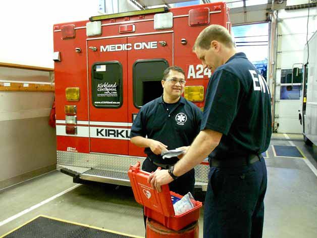 Sixteen volunteer Emergency Medical Technician (EMTs) are now staffing Kirkland’s Fire Station No. 24 from 7:30 p.m. to 5:00 a.m.