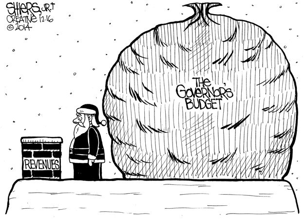 Gov. Jay Inslee's budget versus revenues | Cartoon for Dec. 18