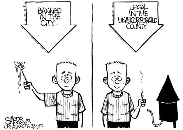 The difference between the city and the county | Cartoon for June 28