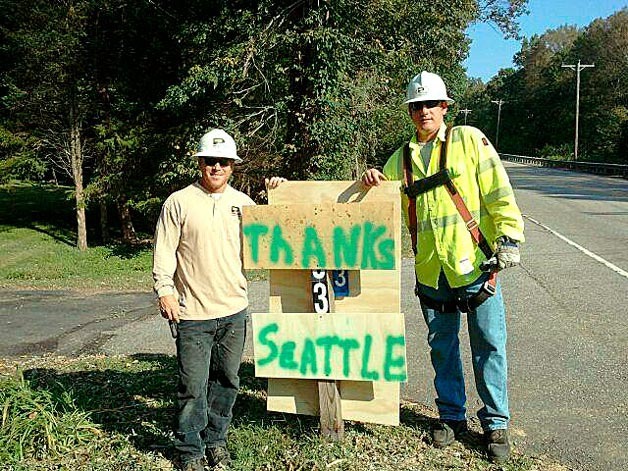 Kirkland residents Darryl Traylor and Dean Davis