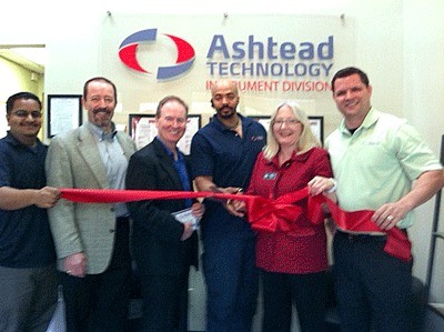 Kirkland Mayor Joan McBride recently cut the ribbon during an opening ceremony at Ashtead Technology in Kirkland on May 9.