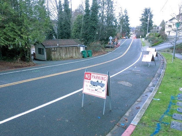 Due to a collapsed stormwater pipe