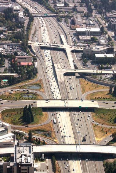 I-405 through Bellevue.