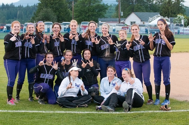 The Kangs fastpitch girls softball team will play Sultan for the district title tomorrow at 6:30 p.m. in Sedro Woolley.