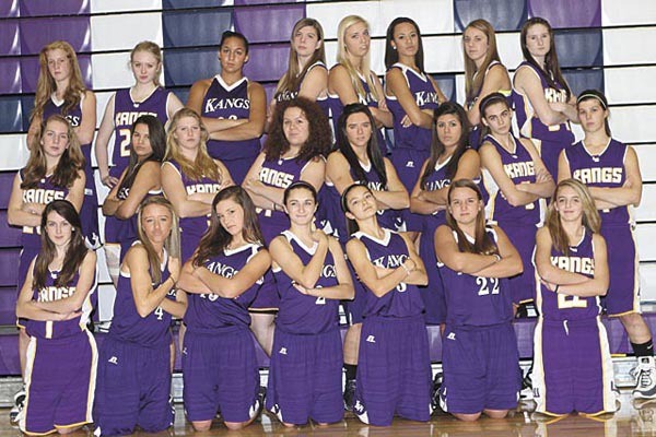 The 2010-2011 Lake Washington girls basketball team.