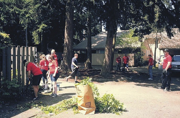 Keller Williams Realty volunteers helped KITH families on May 9.