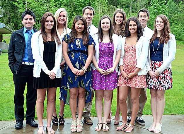 Eastside Catholic School recently graduated 11 Kirkland students (Kyle Hendrix is not pictured).