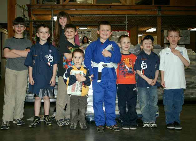 Kirkland Cub Scout troop 566 visited the Kirkland Reporter offices to learn more about the newspaper industry on Thursday.