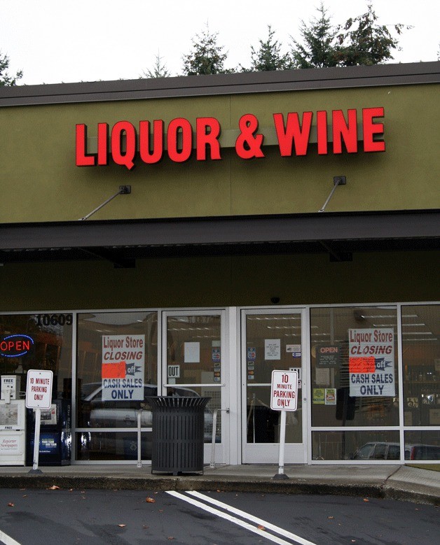 Liquor Store No. 57 at 10609 N.E. 68th St. in Houghton closed Oct. 13. The owner Don Sidhu said sales have dropped 85 percent since June when liquor privatization was implemented.