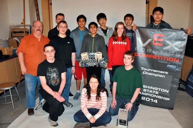 The Lake Washington High School Robotics Club is currently raising money to attend the world championships in California.