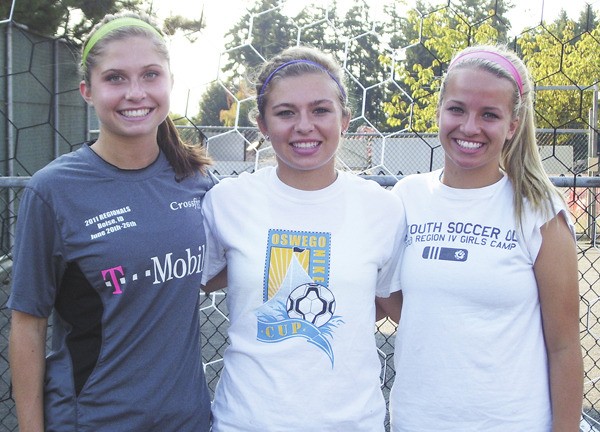 Lake Washington soccer captains Jessie Zogg