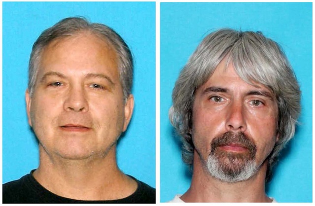 John Reed (left) and Tony Reed are two brothers wanted for the murder of Patrick Shunn and his wife Monique Patenaude in Arlington. Snohomish County Sheriff’s Office