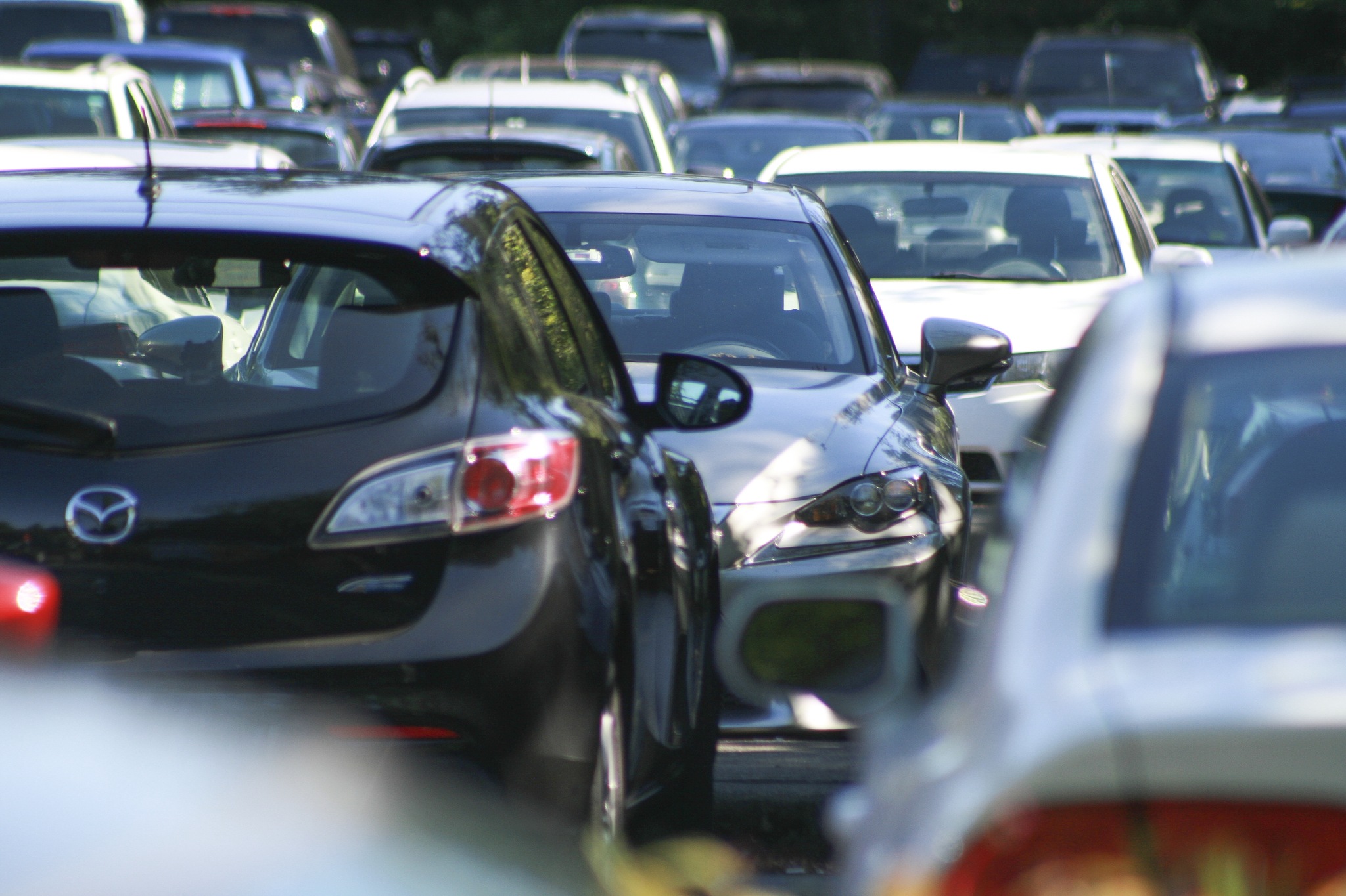 Cars fill Kirkland’s Kingsgate Park & Ride on a weekday afternoon earlier this summer. The Kingsgate lot is the busiest King County Metro lot on the Eastside