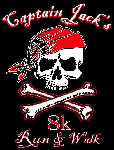 The Captain Jack's 8k event will be held from 8-10 a.m. Sunday