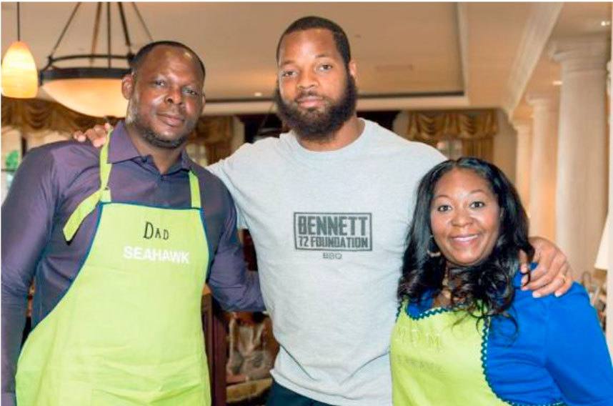 Micheal Bennett of the Seattle Seahawks