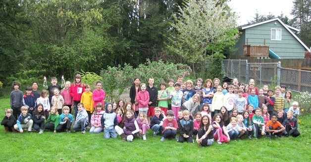 Peter Kirk Elementary second graders' “Flutterby Butterfly Garden” was recognized by the National Wildlife Federation as a Certified Wildlife Habitat site.