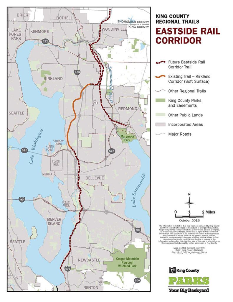 King County Council approved Eastside Rail Corridor master plan ...