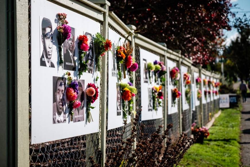 Say Their Names display at St. John’s Episcopal Church at 105 State St. S, Kirkland. Courtesy Photo/Morgan Petroski Photography