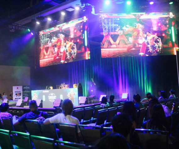 Gamers face off in a match of “Tekken” at PAX. Photo by Bailey Jo Josie/Sound Publishing.