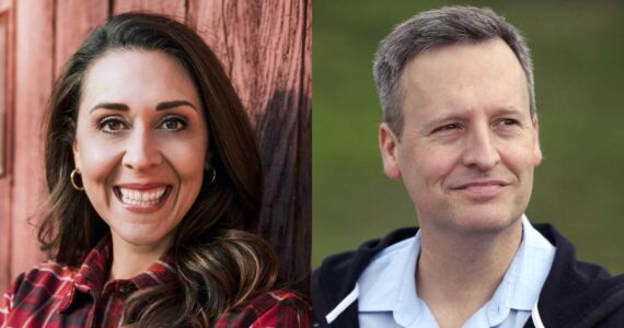 Republican Jaime Herrera Beutler, left, and Democrat Dave Upthegrove, right, are competing in the 2024 Washington state lands commissioner race. (Photos courtesy of campaigns)